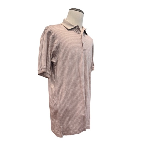 Nicklaus Men’s Classic Polo Shirt. Brown, Tan. Medium - Picture 4 of 8